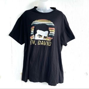 Schitts Creek Ew, David Black T-Shirr Size XL